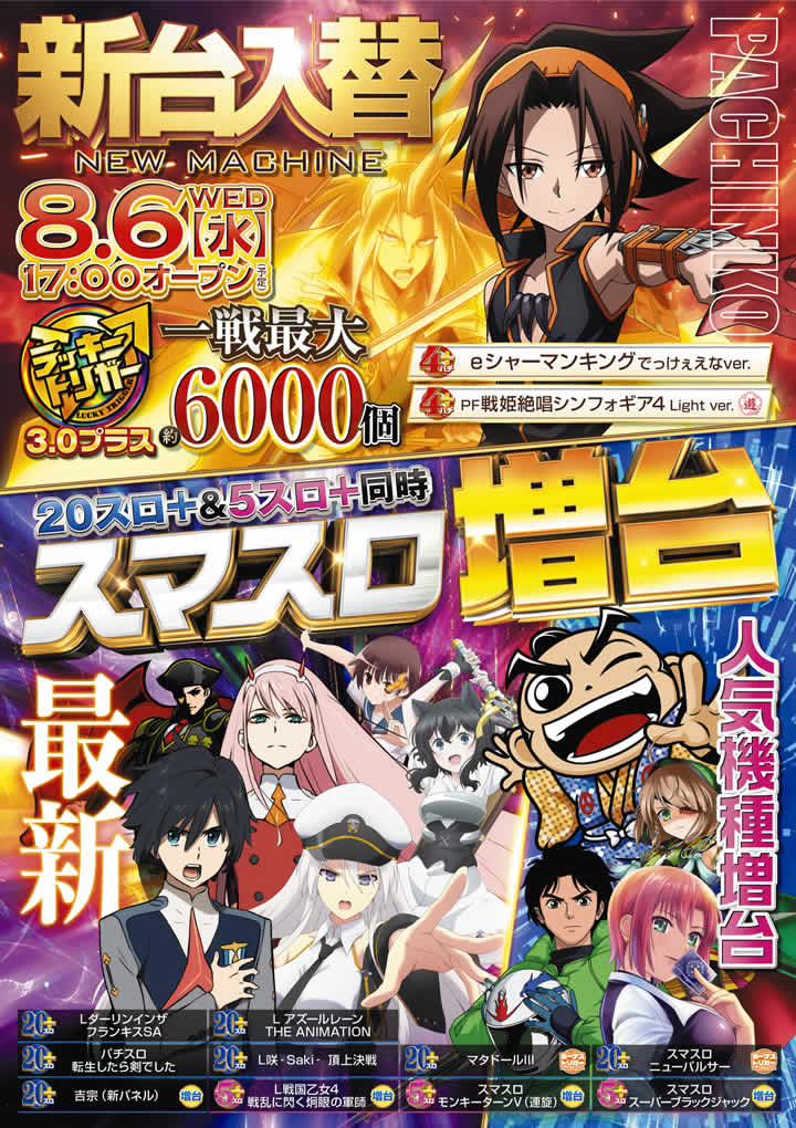 新台入替